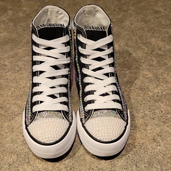 💝Custom Canvas Bling sneakers - Picture 5 of 10